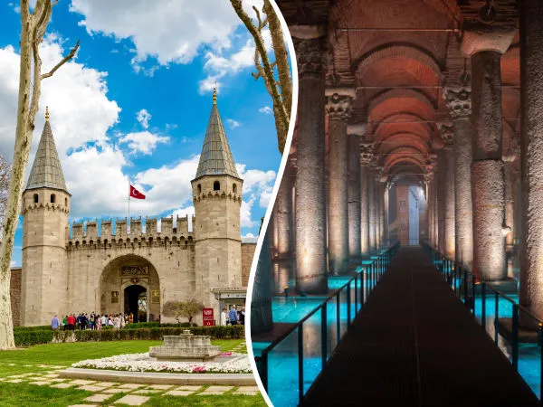 Topkapi Palace & Basilica Cistern Combo Ticket